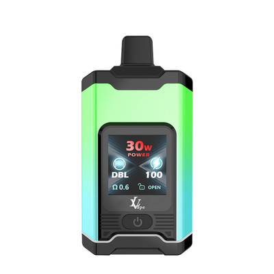 Pantalla LCD de alta presión Vape Bar desechable con bobinas de malla y botón de interruptor
