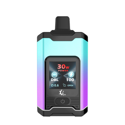 Pantalla LCD de alta presión Vape Bar desechable con bobinas de malla y botón de interruptor